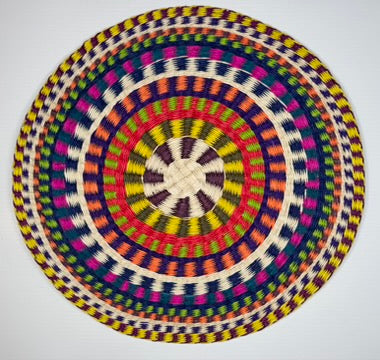 ROUND TOQUILLA STRAW PLACEMENT (Sold per piece)