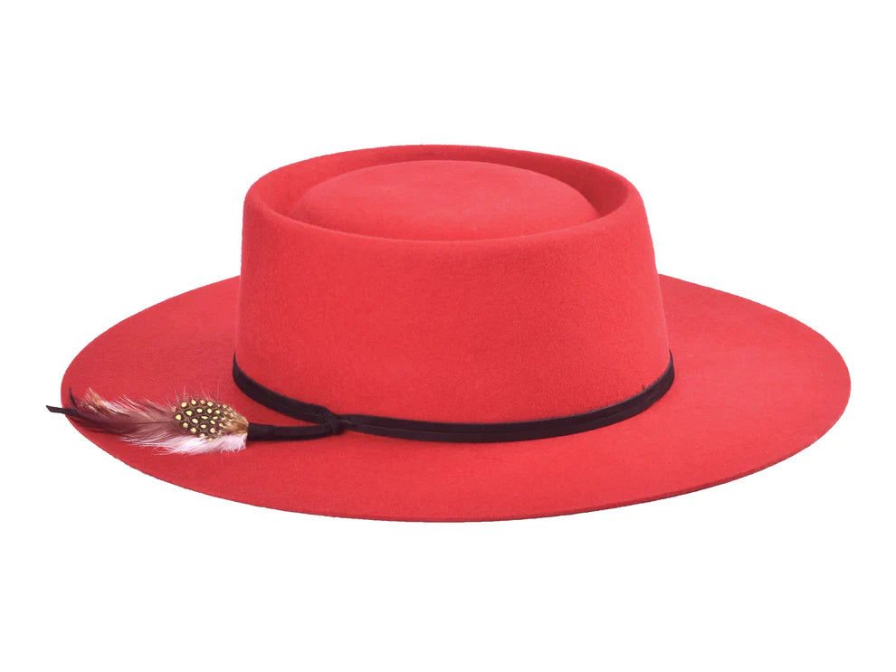 Logo Red Bolero Hat Vintage Spanish Bolero Riding Hat