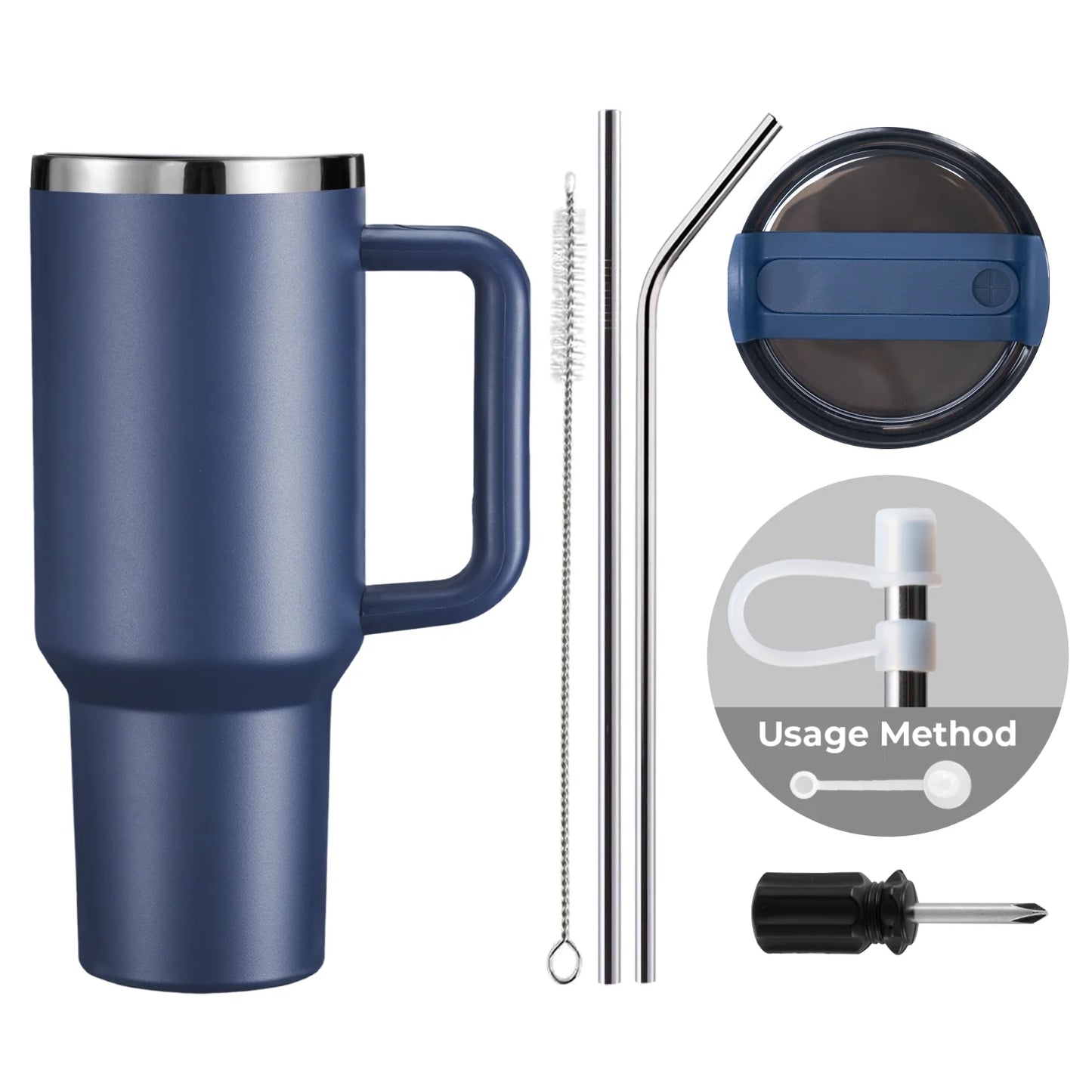 LOS TRES DIEZ - 40oz. Stainless Steel Tumbler