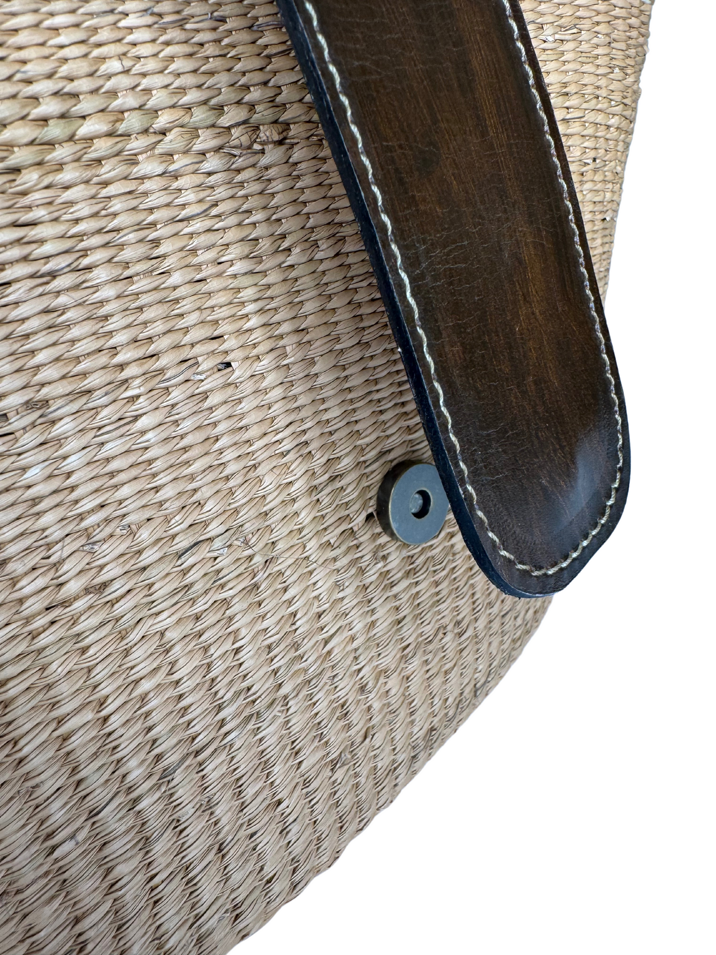 TOQUILLA STRAW FLAP BAG + CROSSBODY STRAP