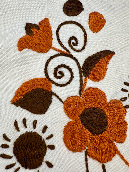 HAND EMBROIDERED LINEN TOWELS