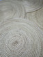 ROUND TOQUILLA NATURAL STRAW PLACEMENT (SET x 4)