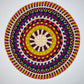 ROUND COLORFUL TOQUILLA STRAW PLACEMENT (SET x 4)