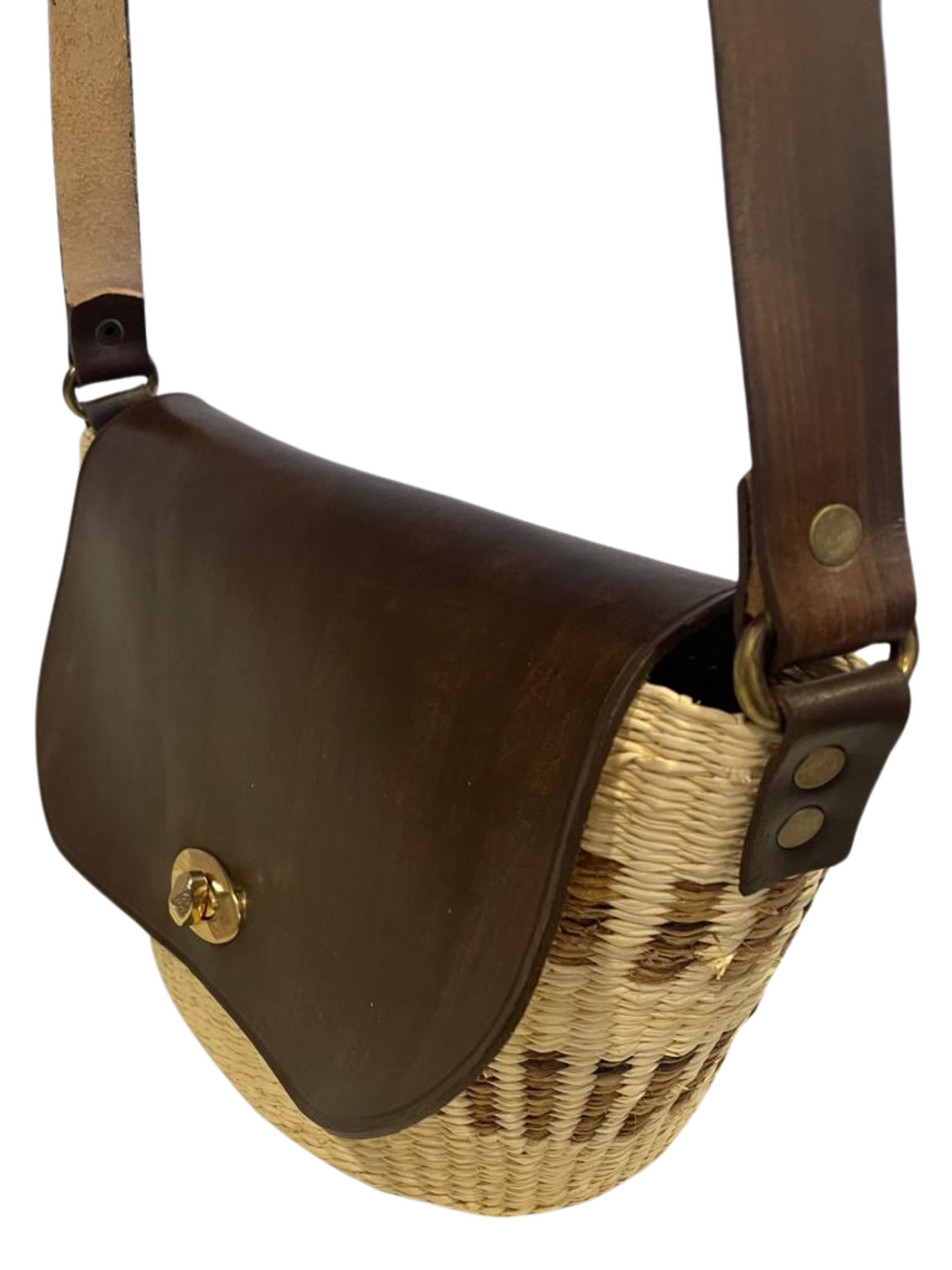 TOQUILLA STRAW PURSE + CROSSBODY STRAP