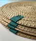 ROUND TOQUILLA NATURAL STRAW PLACEMENT (SET x 4)