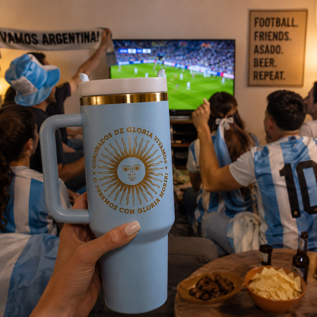 CORONADOS DE GLORIA - 40oz. Stainless Steel Tumbler