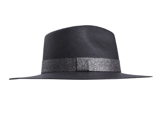 PURPURINE FEDORA PANAMA HAT