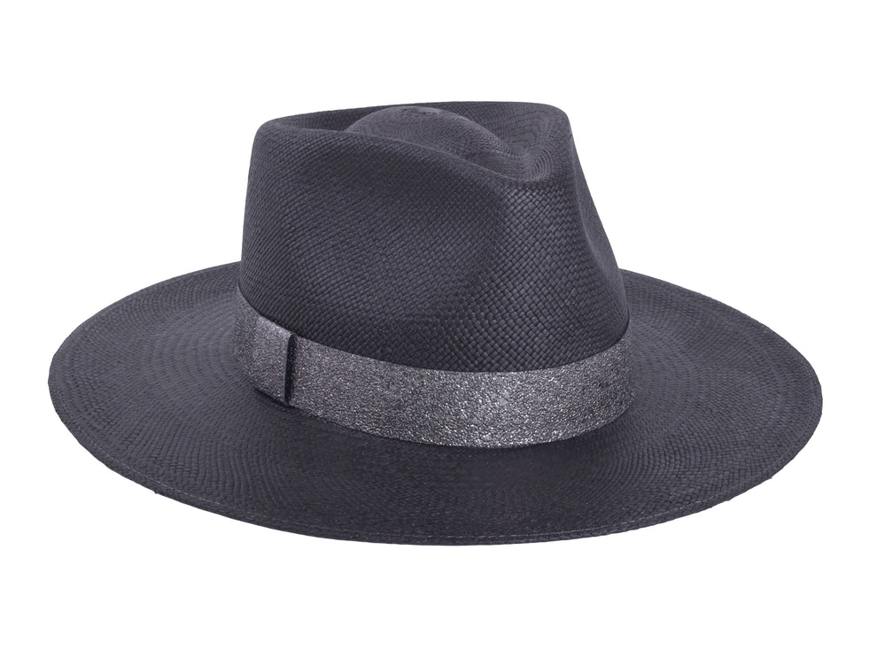 PURPURINE FEDORA PANAMA HAT