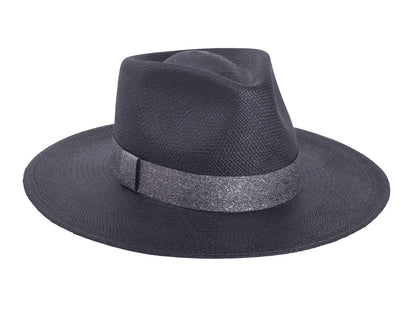 PURPURINE FEDORA PANAMA HAT