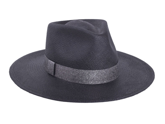 PURPURINE FEDORA PANAMA HAT