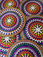 ROUND COLORFUL TOQUILLA STRAW PLACEMENT (SET x 4)