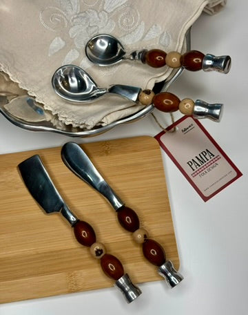 CHARCUTERIE SET BROWN