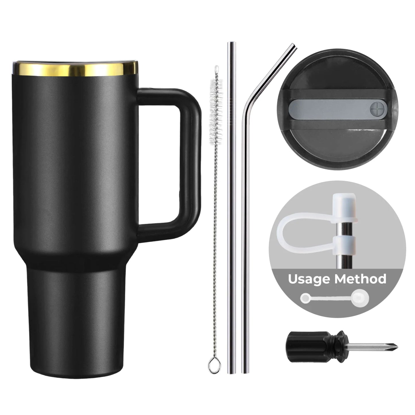 QUE LAS COSAS VUELVAN A SU LUGAR - 40oz. Stainless Steel Tumbler