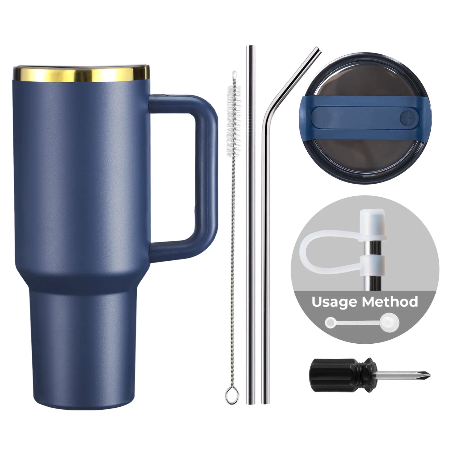 LOS TRES DIEZ - 40oz. Stainless Steel Tumbler
