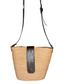 TOQUILLA STRAW FLAP BAG + CROSSBODY STRAP