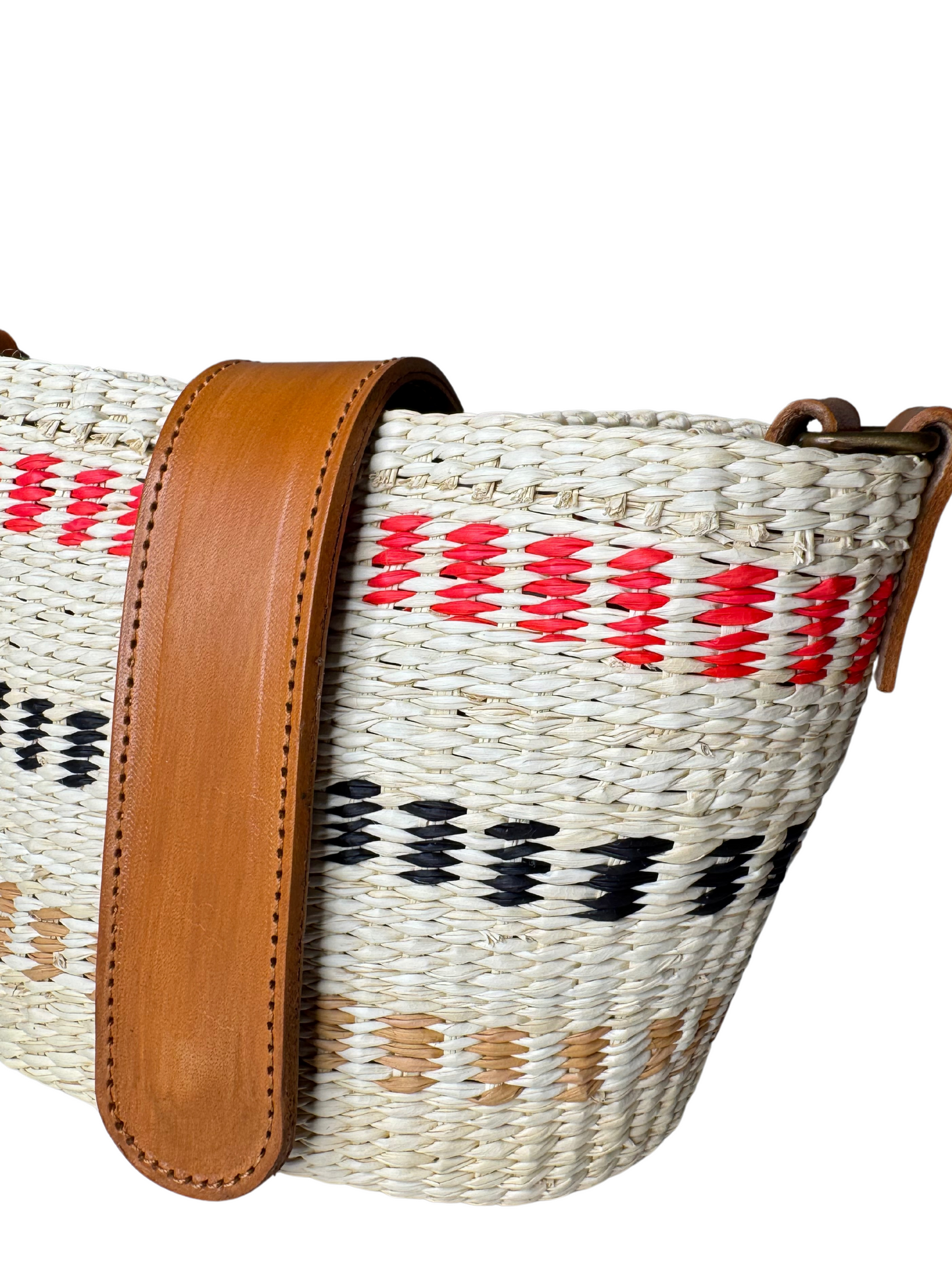 TOQUILLA STRAW MINI PURSE + CROSSBODY STRAP