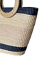 TOQUILLA STRAW SHOPPER BAG + WOODEN HANDLE